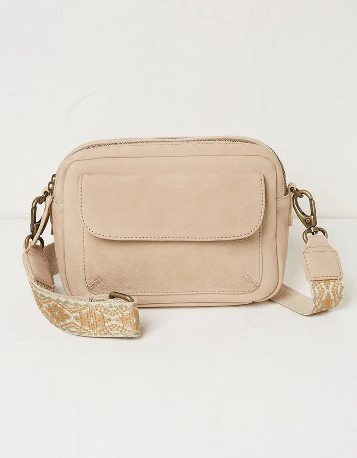 The Oslo Camera Bag Ornate Strap Stone Women FatFace Bags and Purses