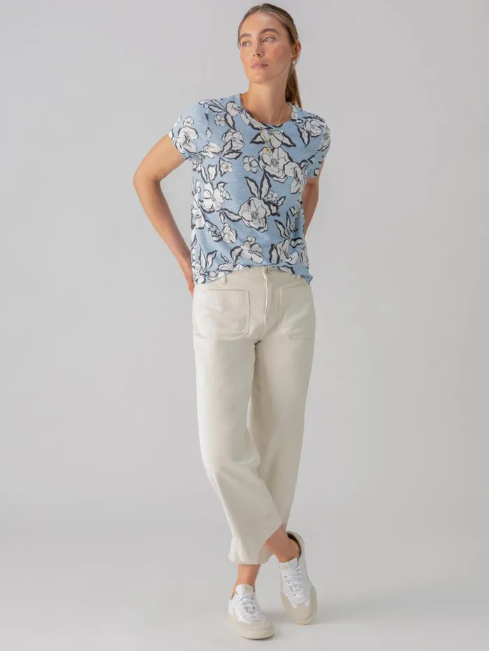 The Perfect Tee Blue Bliss Floral Women Sanctuary Clothing Tees and Tops The Perfect Tee Blue Bliss Floral Women Sanctuary Clothing Tees and Tops