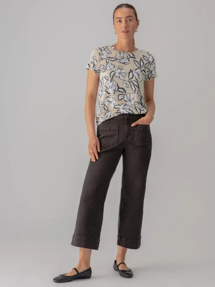 The Perfect Tee Neutral Floral Women Sanctuary Clothing Tees and Tops The Perfect Tee Neutral Floral Women Sanctuary Clothing Tees and Tops
