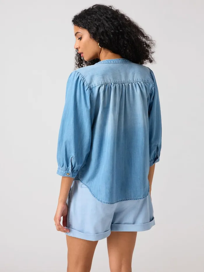 The Shirt Bit Of Blue Wash Women Sanctuary Clothing Tees and Tops