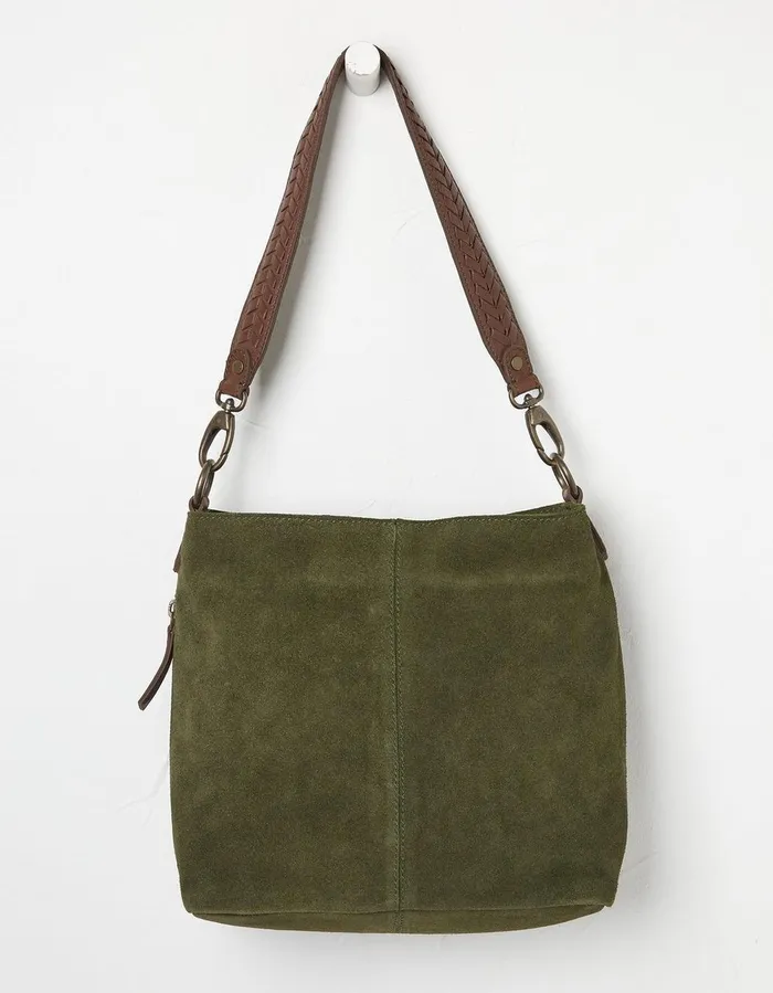 The Valletta Shoulder Bag Green Women FatFace Bags and Purses
