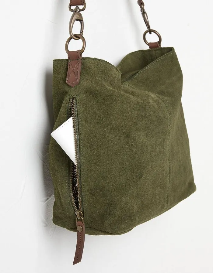 The Valletta Shoulder Bag Green Women FatFace Bags and Purses