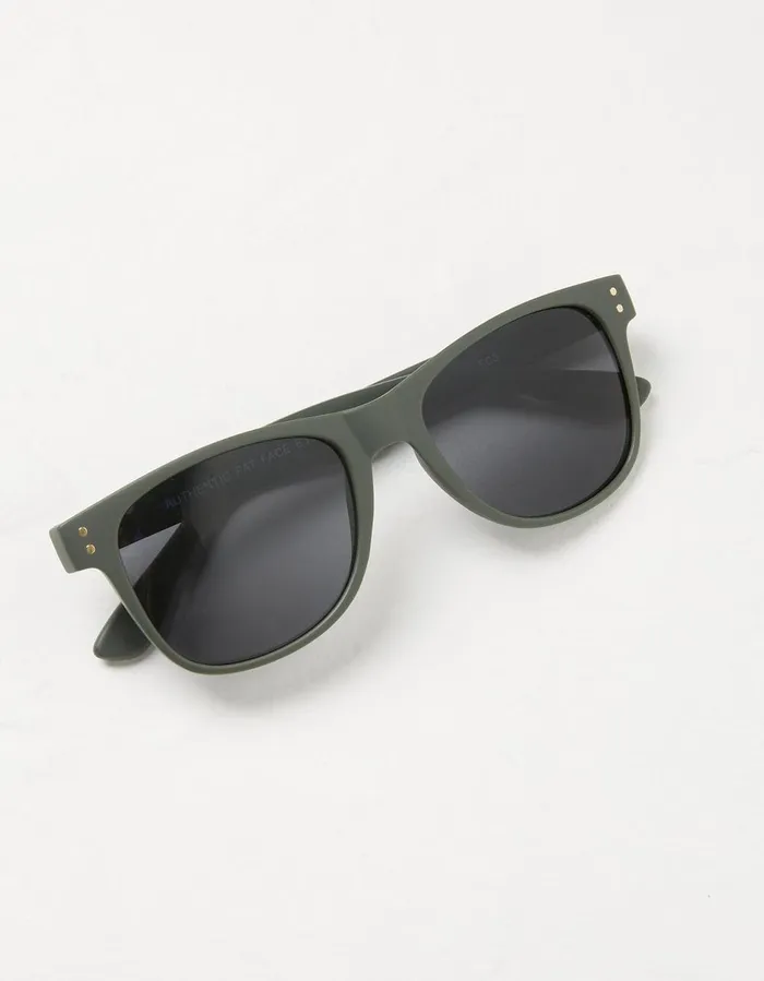 Theo Sunglasses Khaki Green Men FatFace Sunglasses