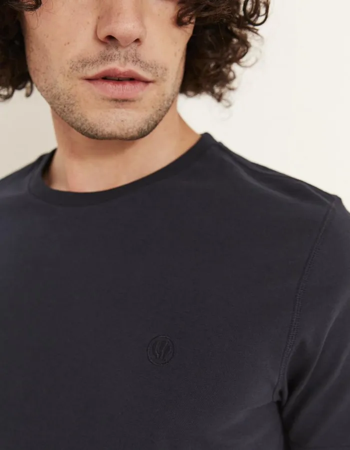 Three Pack Crew Neck TShirts Blue Men FatFace Nightwear and Pyjamas