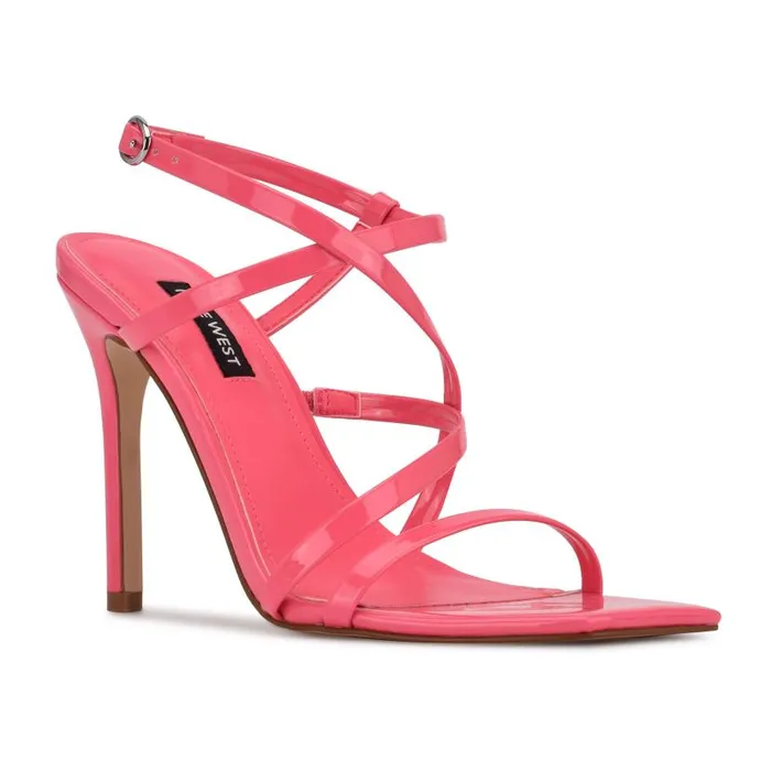 Tilas Heeled Sandals Miami Pink Women Nine West Heels