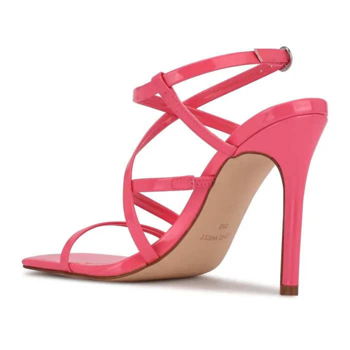 Tilas Heeled Sandals Miami Pink Women Nine West Heels