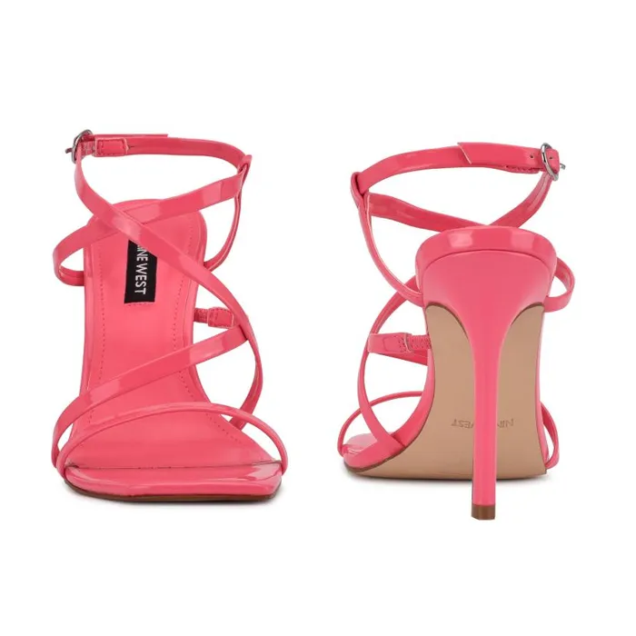 Tilas Heeled Sandals Miami Pink Women Nine West Heels