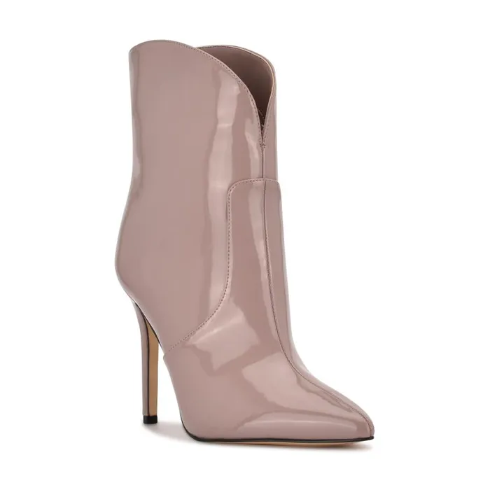 Tolate Dress Booties Light Pink Patent Women Nine West Boots and Booties