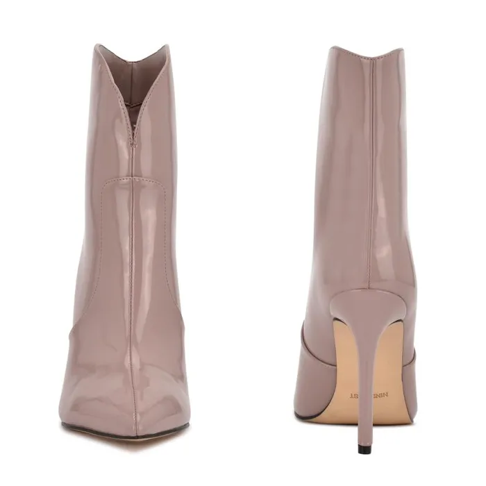 Tolate Dress Booties Light Pink Patent Women Nine West Boots and Booties