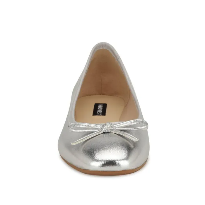 Tootsy Ballet Flats Silver Women Nine West Ballets