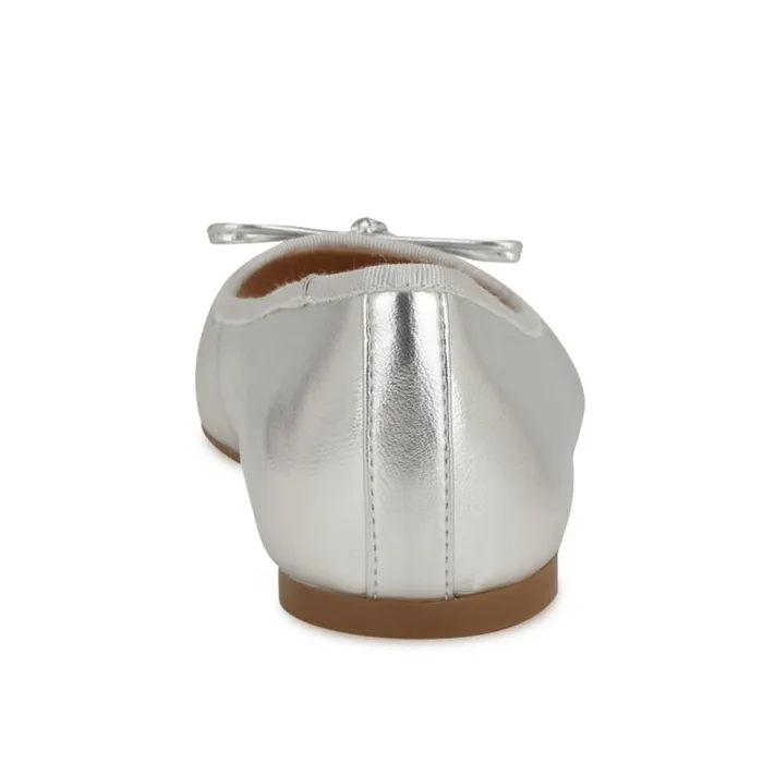 Tootsy Ballet Flats Silver Women Nine West Ballets