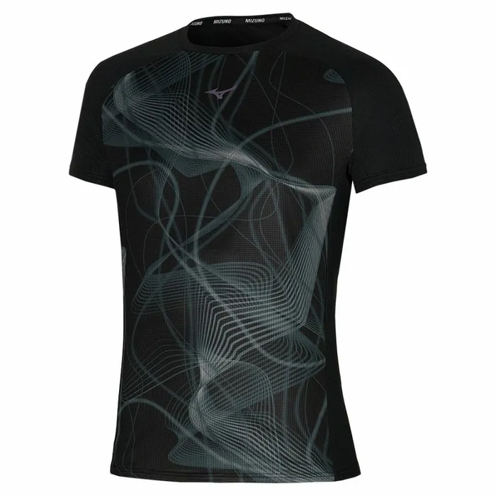 Tops Men Mizuno Aero Tee Black