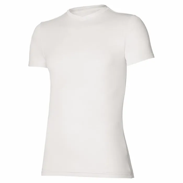 Tops Men Mizuno Bt Under V Neck Tee White