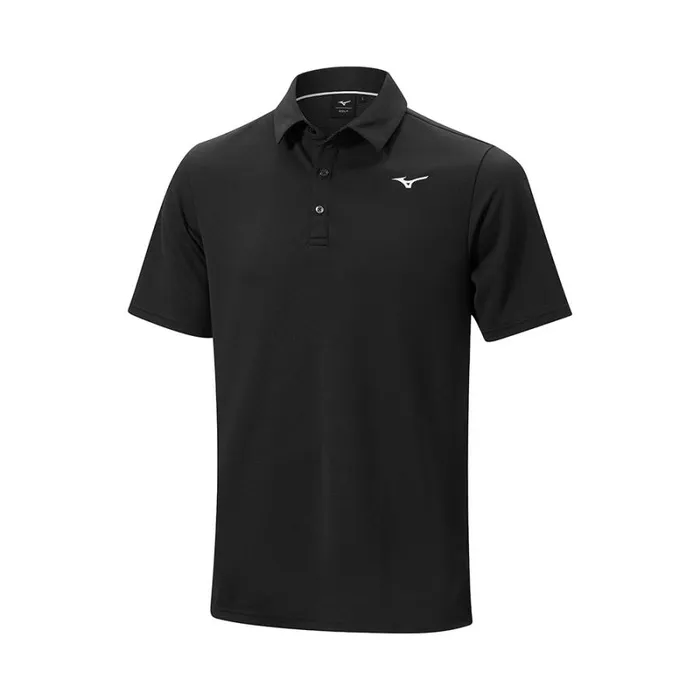 Tops Men Mizuno Bt Winter Polo Black