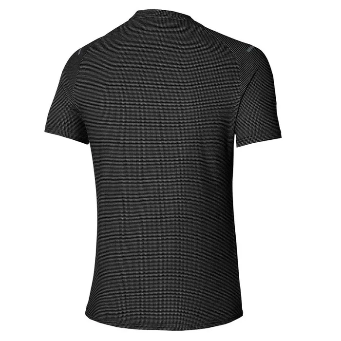 Tops Men Mizuno Daf Dope Dyed Tee Black Tops Men Mizuno Daf Dope Dyed Tee Black