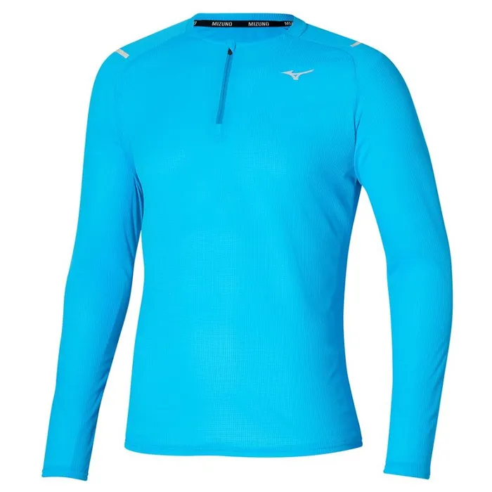Tops Men Mizuno Dryaeroflow Ls Hz Hawaiian Ocean