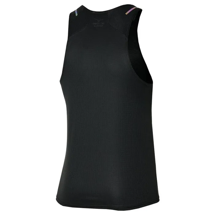 Tops Men Mizuno Dryaeroflow Tank Black