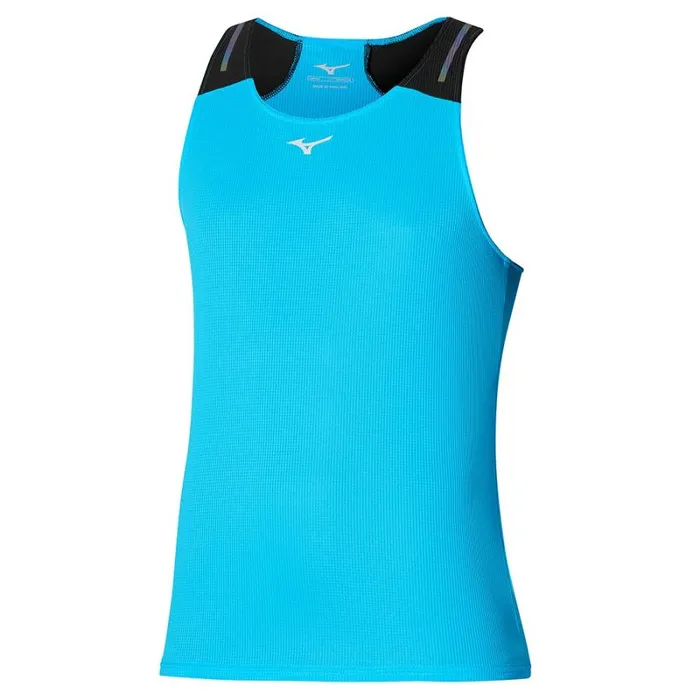 Tops Men Mizuno Dryaeroflow Tank Hawaiian Oceanblack