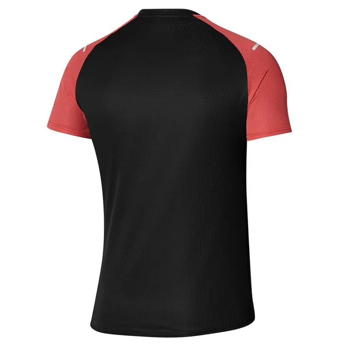 Tops Men Mizuno Dryaeroflow Tee Blackmineral Red