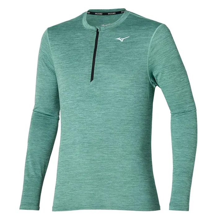 Tops Men Mizuno Impulse Core Ls Hz Mineral Blue