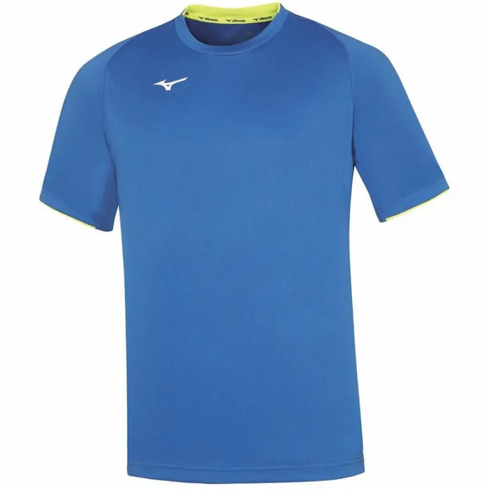 Tops Men Mizuno Men Core Ss Tee Royalyellow Fluo