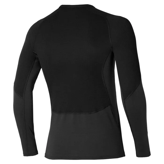 Tops Men Mizuno Merino Wool Crew Black