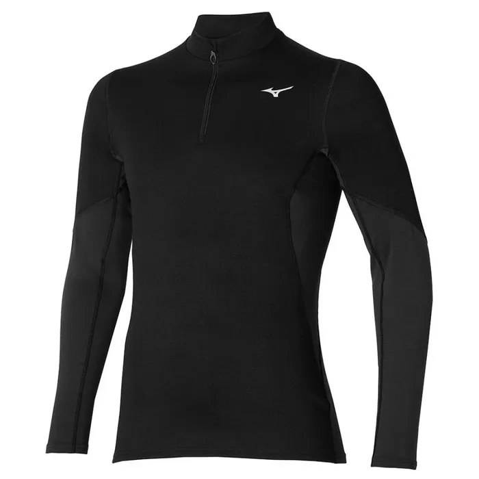 Tops Men Mizuno Merino Wool HZ Black