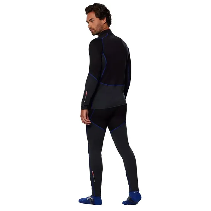 Tops Men Mizuno Merino Wool HZ Blacksurf Blue Tops Men Mizuno Merino Wool HZ Blacksurf Blue