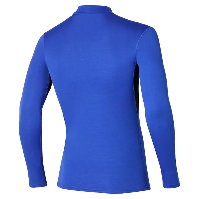 Tops Men Mizuno Mid Weight High Neck Surf Blue Tops Men Mizuno Mid Weight High Neck Surf Blue