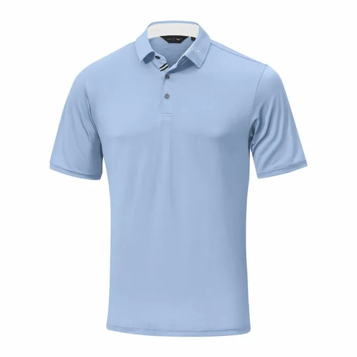 Tops Men Mizuno Move Tech Quick Dry Polo Blue Bell