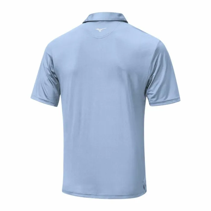 Tops Men Mizuno Move Tech Quick Dry Polo Blue Bell Tops Men Mizuno Move Tech Quick Dry Polo Blue Bell