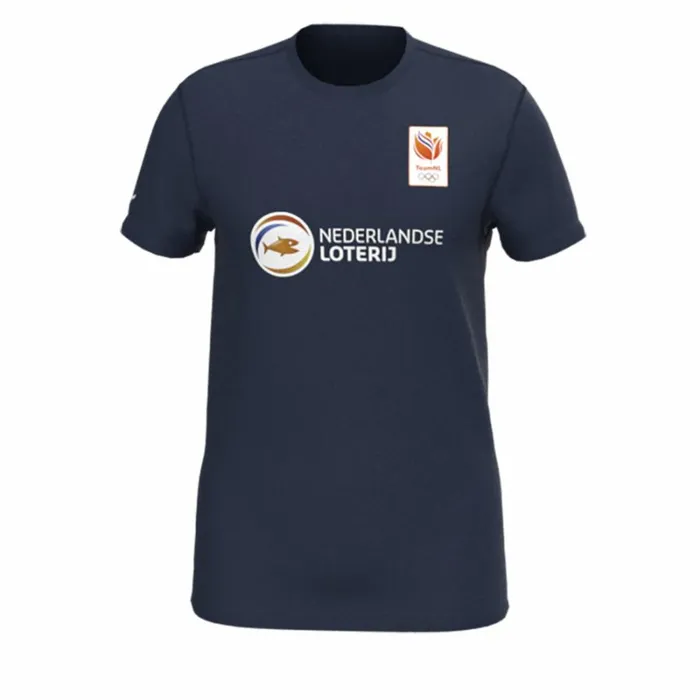 Tops Men Mizuno Nevobo Teamnl TShirt Men Navy
