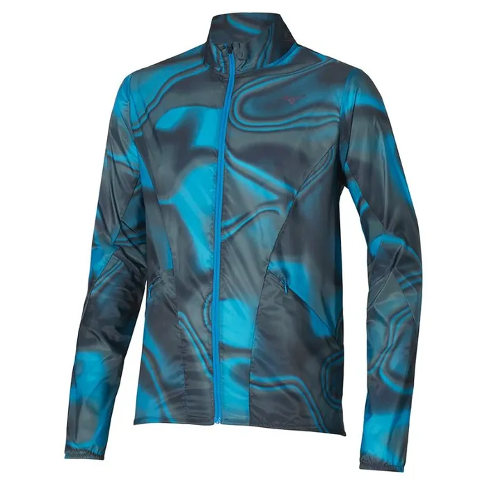Tops Men Mizuno Premium Aero Jacket Hawaiian Oceanblack