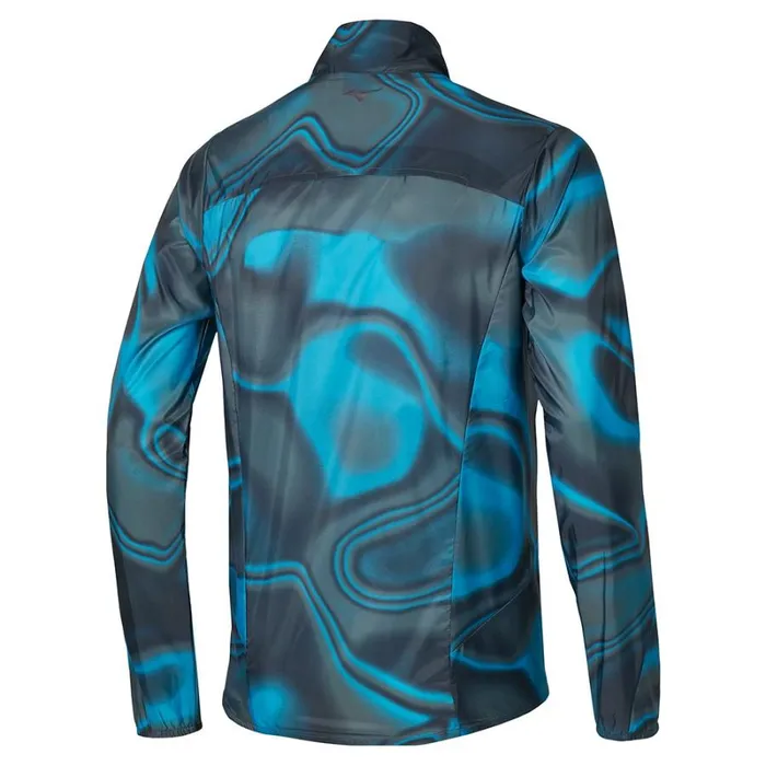 Tops Men Mizuno Premium Aero Jacket Hawaiian Oceanblack