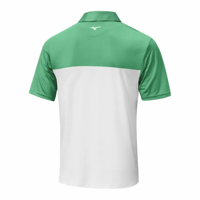 Tops Men Mizuno Quick Dry Horizon Polo Mint Tops Men Mizuno Quick Dry Horizon Polo Mint