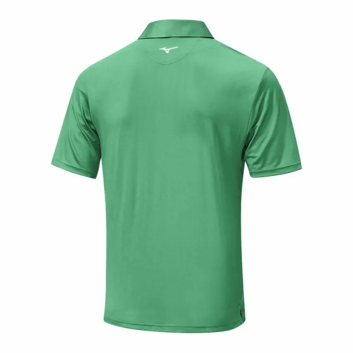Tops Men Mizuno Quick Dry Oceanic Polo Mint Tops Men Mizuno Quick Dry Oceanic Polo Mint