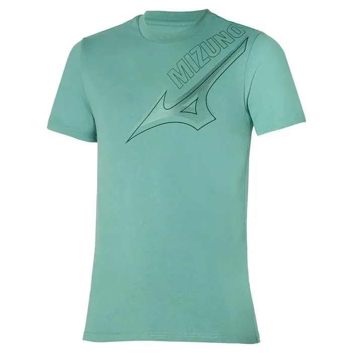 Tops Men Mizuno Release Graphic Tee Mineral Blue