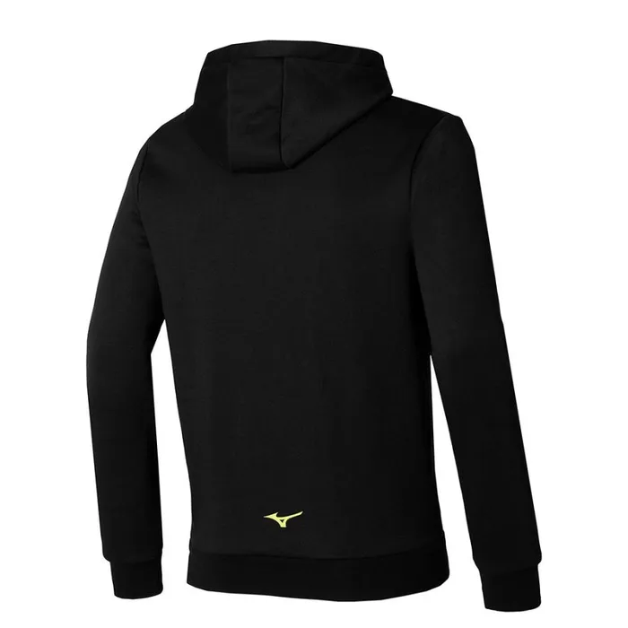 Tops Men Mizuno Release Hoodie Black Tops Men Mizuno Release Hoodie Black