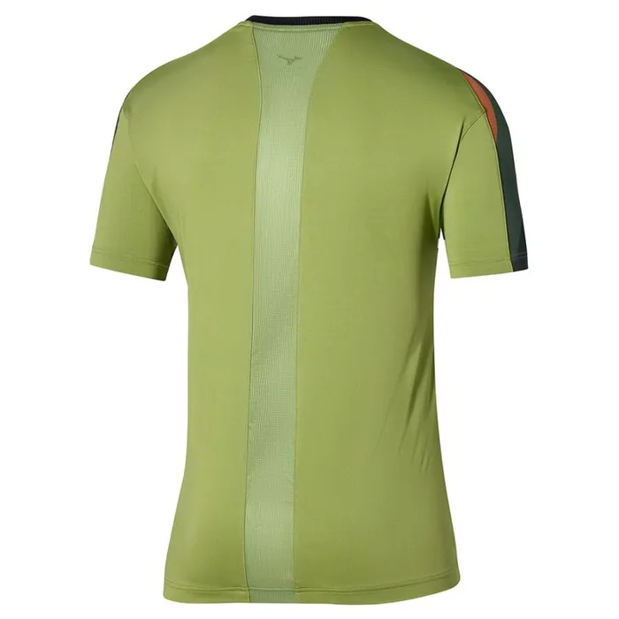 Tops Men Mizuno Release Shadow Tee Calliste Green
