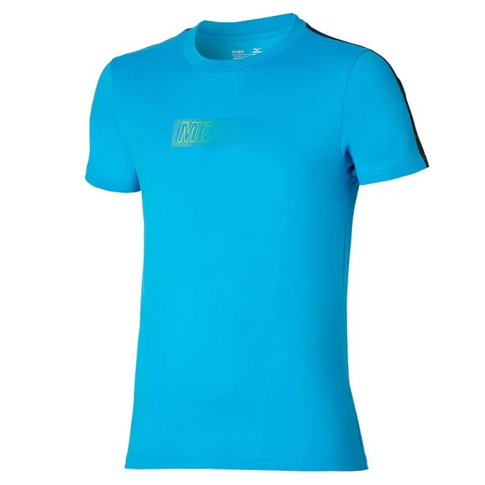 Tops Men Mizuno Release Tape Tee Hawaiian Ocean