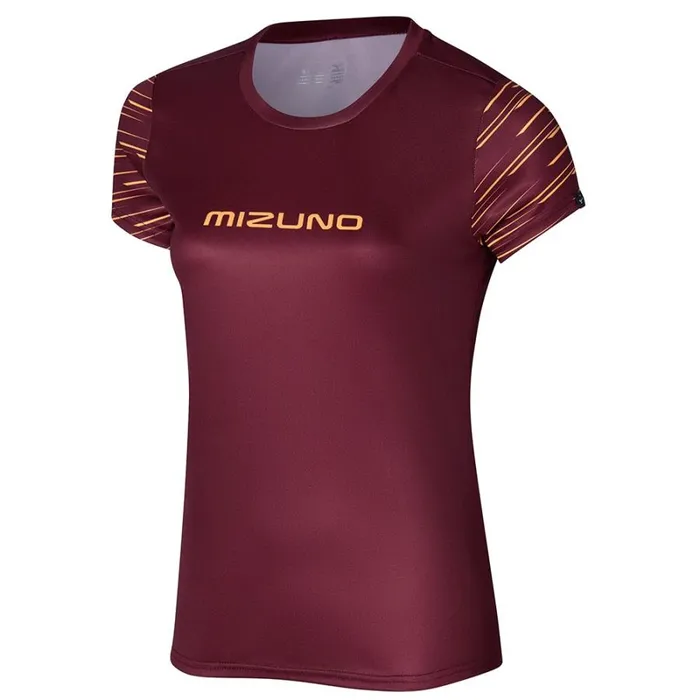 Tops Women Mizuno Athletics Graphic Tee Cabernet