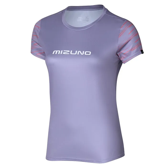 Tops Women Mizuno Athletics Graphic Tee Wisteria