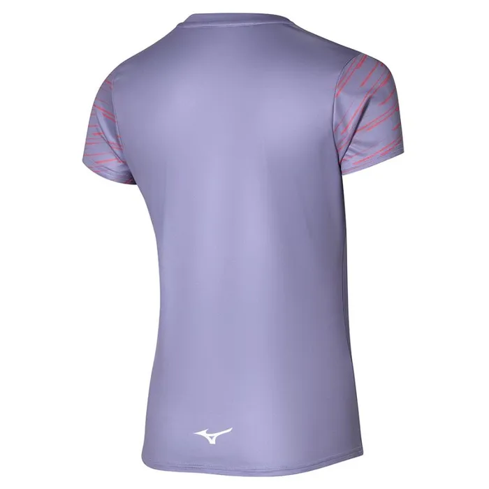 Tops Women Mizuno Athletics Graphic Tee Wisteria