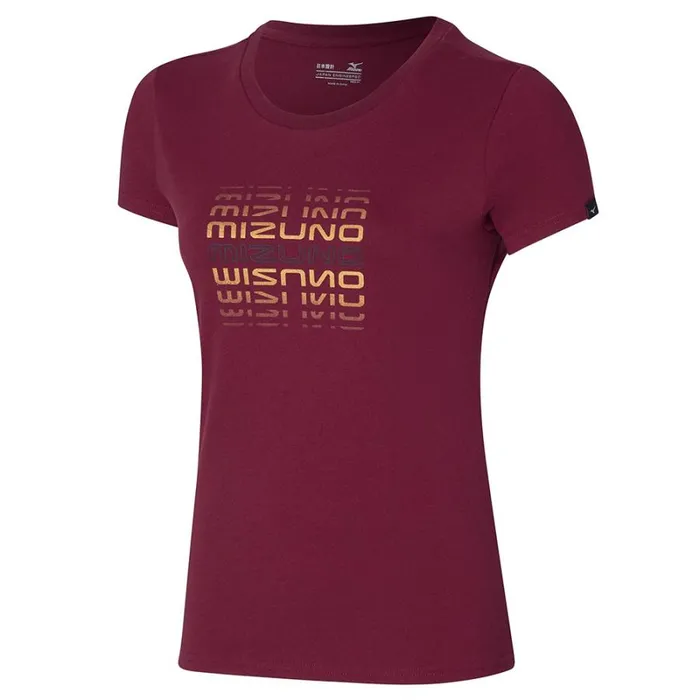 Tops Women Mizuno Athletics Mizuno Tee Cabernet