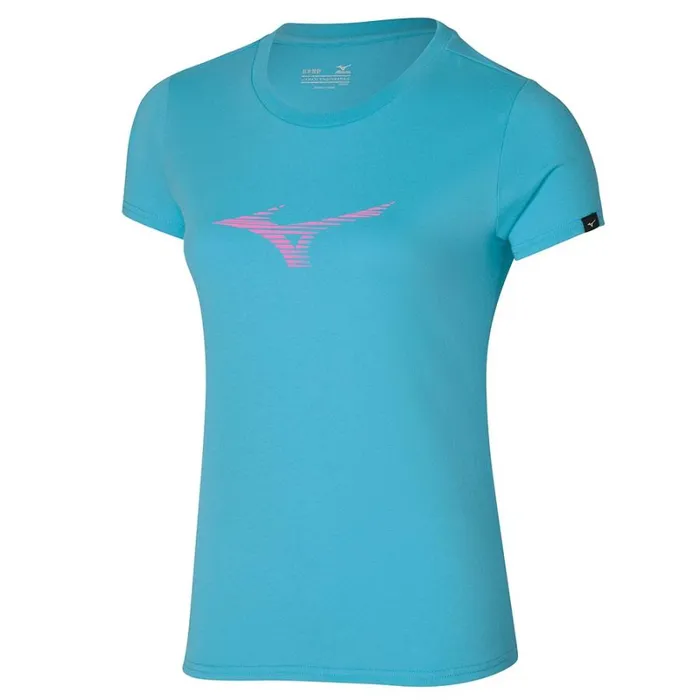 Tops Women Mizuno Athletics Rb Tee Maui Blue
