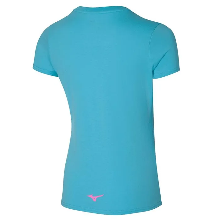 Tops Women Mizuno Athletics Rb Tee Maui Blue