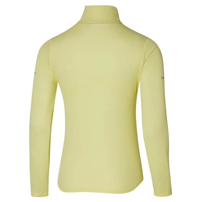 Tops Women Mizuno Dryaeroflow Ls Hz Pale Lime Yellow Tops Women Mizuno Dryaeroflow Ls Hz Pale Lime Yellow