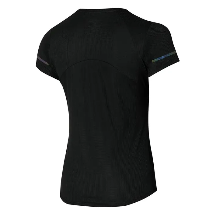 Tops Women Mizuno Dryaeroflow Tee Black