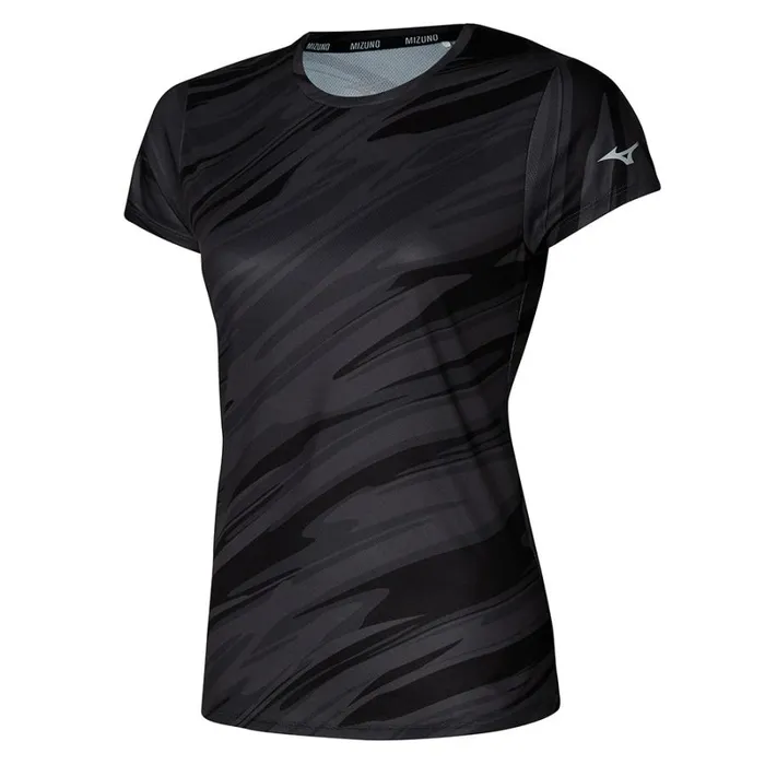 Tops Women Mizuno Impulse Core Graphic Tee Black