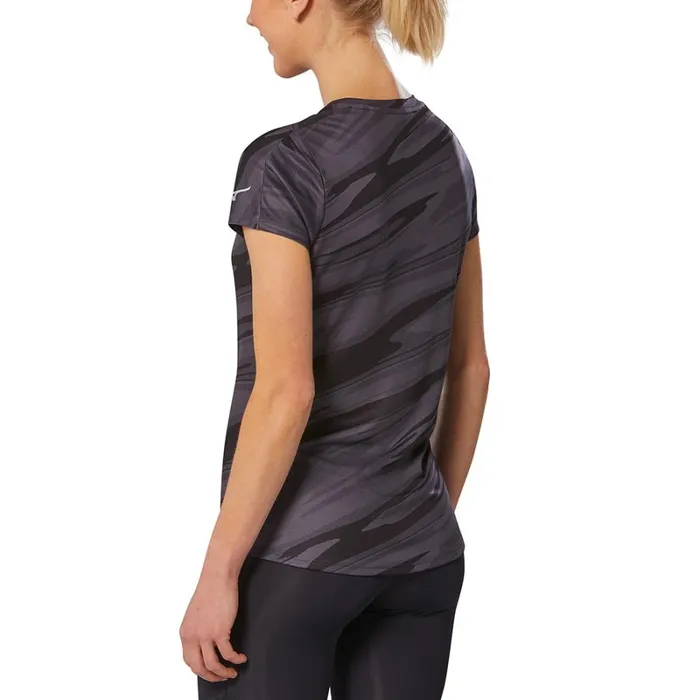 Tops Women Mizuno Impulse Core Graphic Tee Black